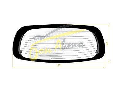 Стекло заднее с обогревом DAIHATSU STORIA 1998-2004 (M100) 
Бренд: BENSON