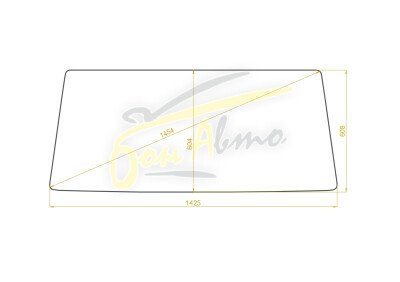 Стекло лобовое TOYOTA LAND CRUISER 1984-2004 (J70) 
Бренд: ZDG с синей полосой