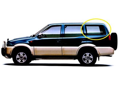 Стекло боковое NISSAN MISTRAL 1993-1999 (#R20) 5d SW/LH/X 
Бренд: BSG