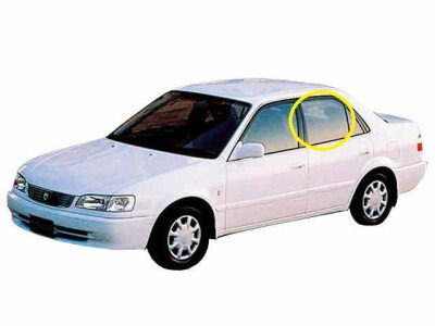 Стекло боковое TOYOTA COROLLA 1995-2000 AE110-4d sed RD/LH 
Бренд: BSG