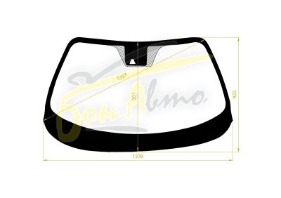 Стекло лобовое NISSAN JUKE 2010- (F15-RHD-2015) место под 1 камеру 
Бренд: ZDG с синей полосой