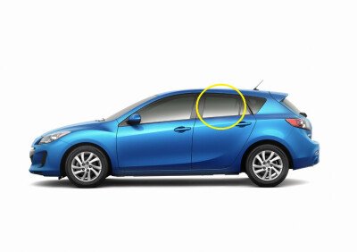 Стекло боковое MAZDA 3 2008-2013 (BL-5d h/b) RD/LH 
Бренд: BSG