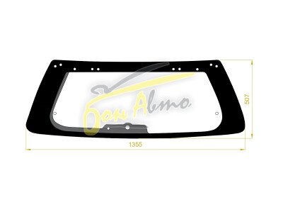 Стекло заднее с обогревом HONDA ORTHIA 1996-2002 (EL1-5d wag) 14 отверстий 
Бренд: BSG