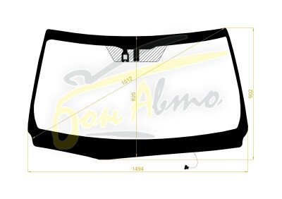 Стекло лобовое TOYOTA CROWN 2012-2018 (GS210-RHD) обогрев щеток, место под датчик дождя, антенна, 
Бренд: BENSON с синей полосой