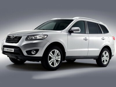 Стекло лобовое HYUNDAI SANTA FE 2006-2012 (CM-LHD) обогрев щеток, место под датчик дождя, 
Бренд: КМК с синей полосой
