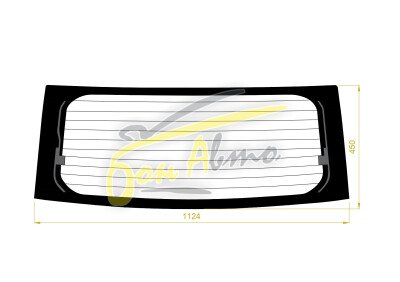 Стекло заднее с обогревом SUBARU PLEO 2010-2018 (L275) 
Бренд: DAIHATSU Тонированное