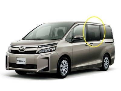 Стекло боковое TOYOTA VOXY 2014-2022 ZR80 RD/LH/X фурнитура, 
Бренд: BENSON Тонированное