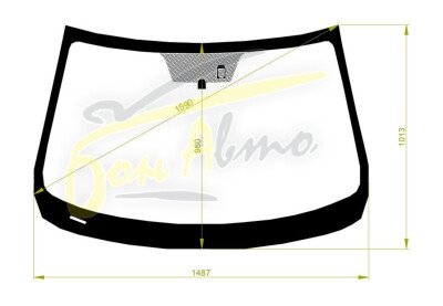 Стекло лобовое MAZDA ATENZA 2012- (GJ-RHD-4d/5d) место под датчик дождя 
Бренд: BENSON с синей полосой