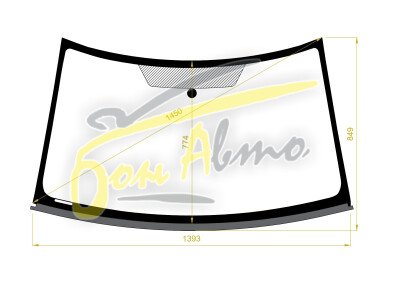 Стекло лобовое SKODA FABIA II 2007-2014 (5J5) 5d wgn 
Бренд: КДМ с синей полосой