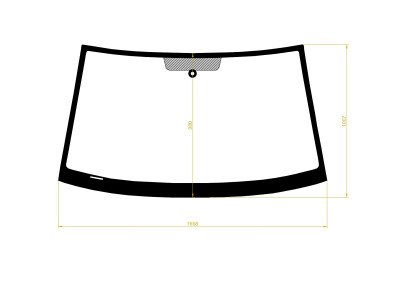 Стекло лобовое VOLKSWAGEN CARAVELLE 2003-2015 (7HM-дд круглый) место под датчик дождя 
Бренд: ZDG с серой полосой