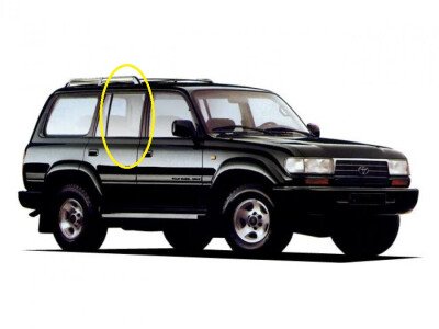 Стекло боковое TOYOTA LAND CRUISER 1990-1997 FJ80 RD/RH 
Бренд: BSG
