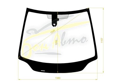 Стекло лобовое HONDA CIVIC 2005-2012 (FK2-LHD-5d h/b) место под датчик дождя 
Бренд: BENSON