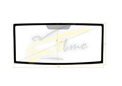 Стекло лобовое RENAULT MAXITY 2007- (F24-1520*708*) 
Бренд: BSG