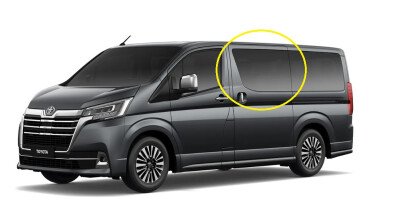 Стекло боковое TOYOTA HIACE 2019- H300-std-1176*588 RD/LH/X 
Бренд: BENSON