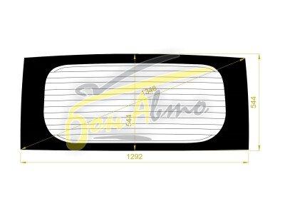 Стекло заднее с обогревом DAIHATSU TANTO 2013-2019 (LA600) 
Бренд: BSG Тонированное