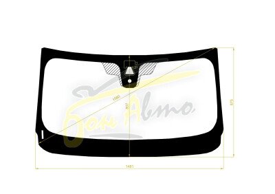 Стекло лобовое BMW X2 2017- (F39) обогрев щеток, место под 1 камеру, место под датчик дождя, 
Бренд: BENSON