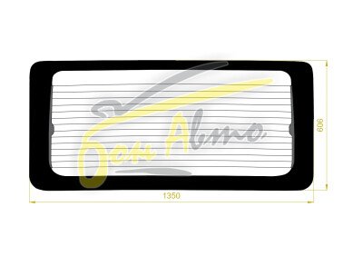 Стекло заднее с обогревом FORD FREDA 1995-2005 (SG) 
Бренд: MAZDA Тонированное