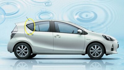 Стекло боковое TOYOTA AQUA 2011-2021 NHP10 RQ/RH 
Бренд: BENSON Тонированное