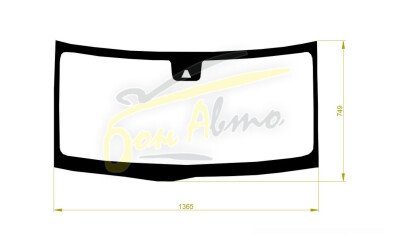 Стекло лобовое DAIHATSU MOVE CANBUS 2016-2022 (LA800-RHD) место под 1 камеру антенна, 
Бренд: BENSON