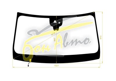 Стекло лобовое MERCEDES GLS-CLASS 2019- (W167-LHD) обогрев щеток, место под 1 камеру, место под датчик дождя, молдинг, акустическое, 
Бренд: BENSON