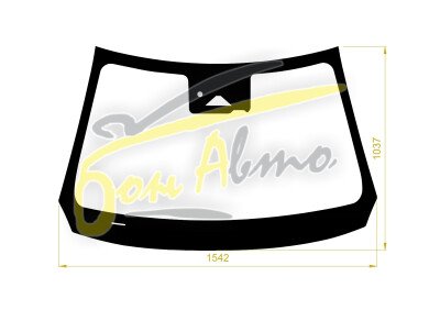 Стекло лобовое CHERY TIGGO 9 2023- (LHD) место под 2 камеры, место под датчик дождя, молдинг, проекция, акустическое, 
Бренд: BENSON