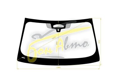 Стекло лобовое BMW 5-SERIES 2016- (G30-2020-4d sed) большое окно под камеру с обогревом, место под датчик дождя, 
Бренд: КМК