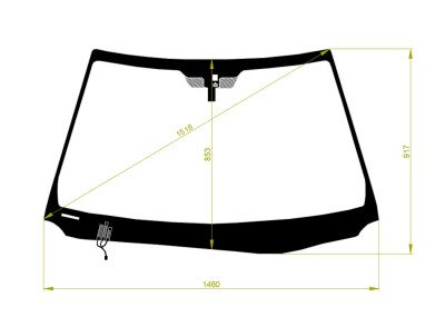 Стекло лобовое LEXUS GS 2011- (GRL15-RHD) обогрев щеток, место под датчик дождя, 
Бренд: ZDG