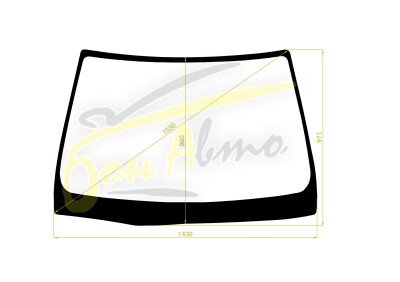 Стекло лобовое TOYOTA VISTA 1998-2003 (SV50-RHD) 
Бренд: BSG