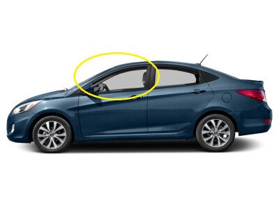 Стекло боковое HYUNDAI ACCENT 2010-2017 (RB-4d sed) FD/LH фурнитура, 
Бренд: BENSON