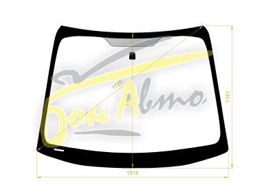 Стекло лобовое OPEL ZAFIRA 2011- (C) 
Бренд: КМК с синей полосой