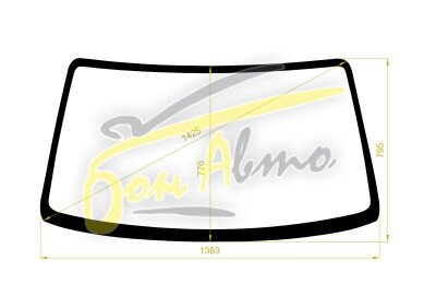 Стекло лобовое OPEL AGILA 2000-2008 () 
Бренд: YHG с синей полосой