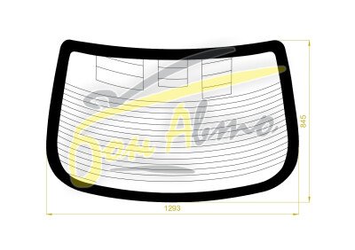 Стекло заднее с обогревом MAZDA ATENZA 2002-2007 (GG-4d sed) 
Бренд: BSG