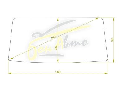 Стекло лобовое AMBERTRUCK JL 2024- (std-1480*750) 
Бренд: BSG с зеленой полосой