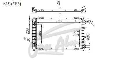 Радиатор FORD ESCAPE 2007-2012 (EP) (gas 2.0,2.3) 
Бренд: TONGSHI PL26AT