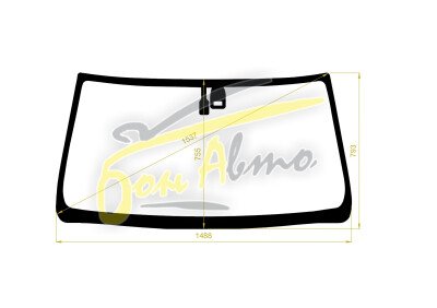 Стекло лобовое LEXUS GX 2002-2009 (GRJ120-LHD) обогрев щеток, место под датчик дождя, 
Бренд: BSG Бронзовый оттенок с коричневой полосой