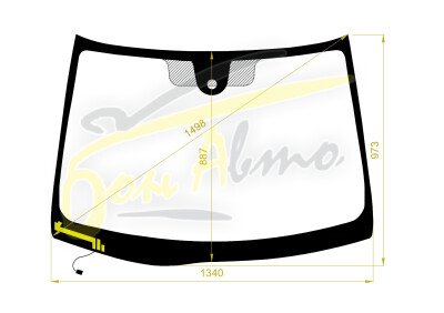 Стекло лобовое NISSAN TIIDA 2004-2012 (C11-RHD) обогрев щеток, место под датчик дождя, 
Бренд: BENSON