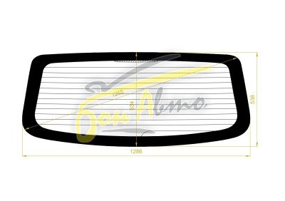 Стекло заднее с обогревом HYUNDAI TERRACAN 2001-2007 (HP) 
Бренд: BENSON