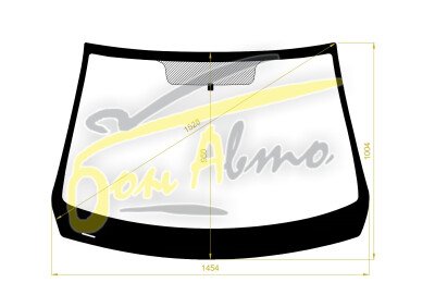 Стекло лобовое RENAULT MEGANE 2002-2008 (LM) 
Бренд: BSG с синей полосой