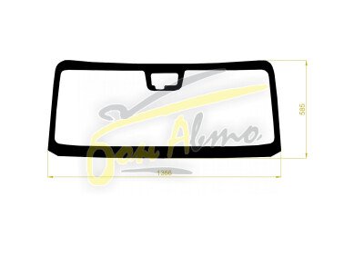 Стекло лобовое SUZUKI XBEE 2017- (MN71S-RHD) место под 1 камеру молдинг, 
Бренд: FYG