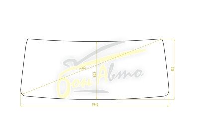 Стекло лобовое NISSAN DIESEL CONDOR 1983-1993 (CM86-std-1943*832*1990) 
Бренд: BSG