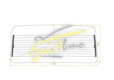 Стекло заднее с обогревом MAZDA BONGO BRAWNY 1983-1999 (SR) 
Бренд: BSG