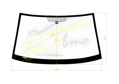 Стекло лобовое VOLKSWAGEN TRANSPORTER 2003-2015 (7HM-дд круглый) место под датчик дождя 
Бренд: BSG с серой полосой