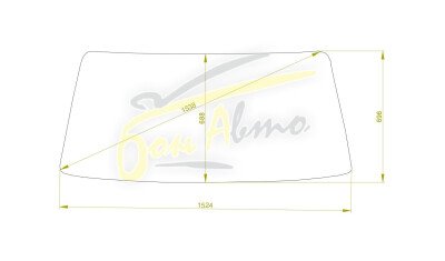 Стекло лобовое TOYOTA DYNA 1984-2000 (BU60-1524*696*1538) 
Бренд: КМК с синей полосой