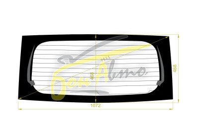 Стекло заднее с обогревом MITSUBISHI EK-WAGON 2013- (B11W) 
Бренд: BENSON