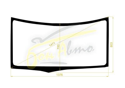 Стекло лобовое SUBARU CHIFFON 2016- (LA600-RHD) 
Бренд: FYG