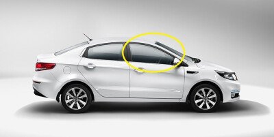 Стекло боковое KIA RIO 2011-2016 (QB -RUS-4d sed) FD/RH фурнитура, 
Бренд: BENSON