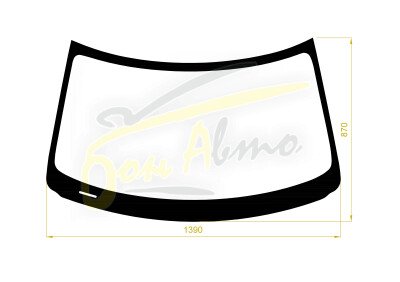 Стекло лобовое SUZUKI SWIFT 2016-2023 (ZC33S) молдинг, 
Бренд: FYG