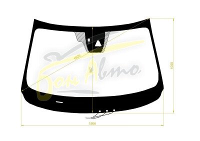 Стекло лобовое MAZDA CX-9 2016- (TC-LHD) обогрев щеток, место под 1 камеру, место под датчик дождя, молдинг, фурнитура, акустическое, 
Бренд: BENSON