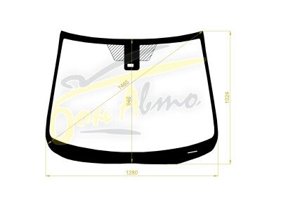 Стекло лобовое MAZDA 2 2007-2014 (DE-LHD-3d/5d) место под датчик дождя 
Бренд: BSG