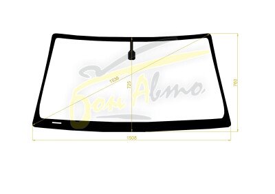 Стекло лобовое TOYOTA 4RUNNER 2002-2009 (GRN210) 
Бренд: BSG с серой полосой